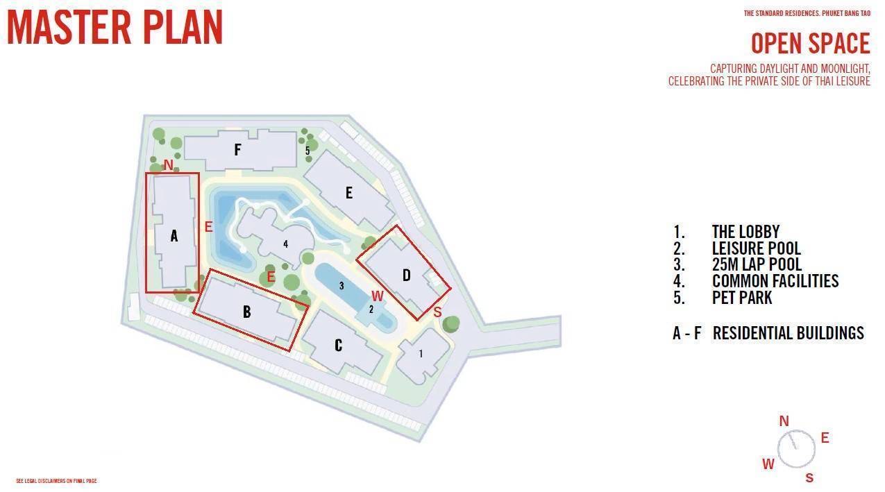 The Standard Residences master plan — building layout and orientation